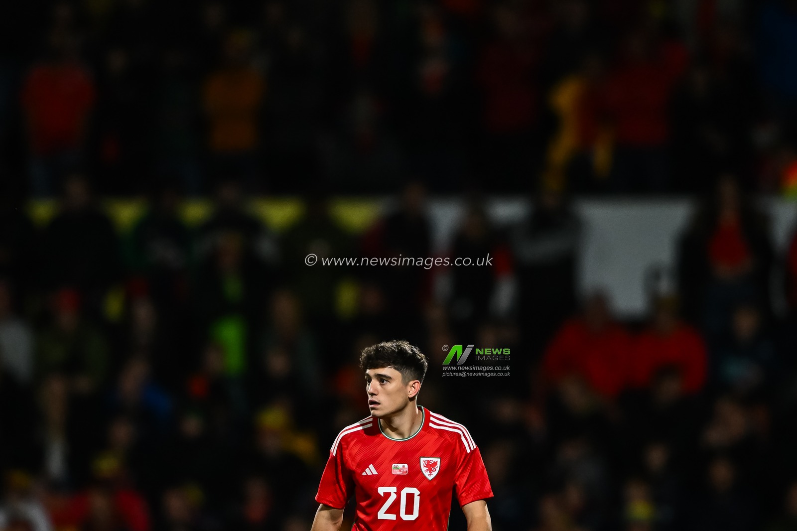 Dan James of Wales during the International Friendly match Wales vs Gibraltar at SToK Cae Ras, Wrexham, United Kingdom, 11th October 2023

(Photo by Craig Thomas/News Images)