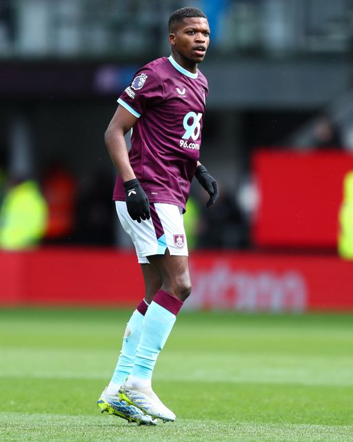 Florentino Luis of Burnley during the Premier League match Burnley vs Brighton & Hove Albion at Turf Moor, Burnley, United Kingdom on 11 April 2026

(Photo by Jorge Horsted/News Images)