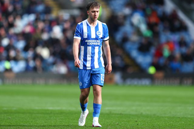 Jack Hinshelwood of Brighton & Hove Albion during the Premier League match Burnley vs Brighton & Hove Albion at Turf Moor, Burnley, United Kingdom on 11 April 2026

(Photo by Jorge Horsted/News Images)