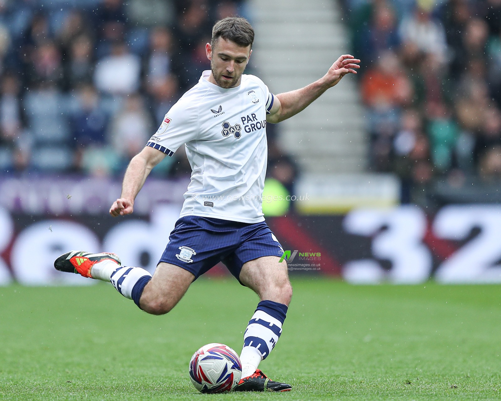 Ben Whiteman of Preston North End during the Sky Bet Championship match Preston North End vs Queens Park Rangers at Deepdale, Preston, United Kingdom, 18th April 2025

(Photo by Jorge Horsted/News Images)