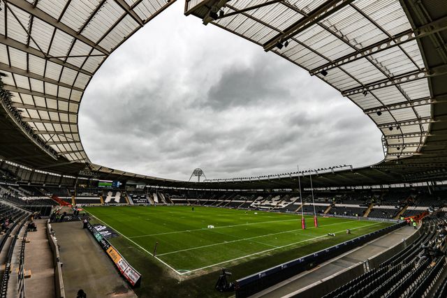 A general view of MKM Stadium ahead of the Betfred Super League round 6 match Hull FC vs Catalans Dragons at MKM Stadium, Hull, United Kingdom on 29 March 2026

(Photo by Alfie Cosgrove/News Images)