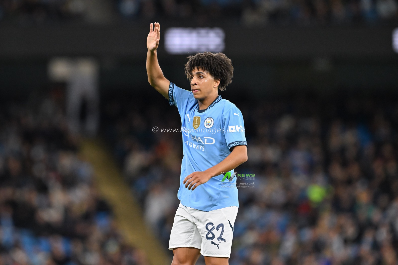 Rico Lewis of Manchester City during the Carabao Cup match Manchester City vs Watford at Etihad Stadium, Manchester, United Kingdom, 24th September 2024

(Photo by Cody Froggatt/News Images)