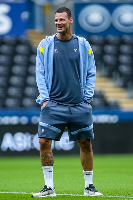 Watford goalkeeper Daniel Bachmann during the Sky Bet Championship match Swansea City vs Watford at Swansea.com Stadium, Swansea, United Kingdom on 01 September 2026

(Photo by Andrew Lewis/News Images)