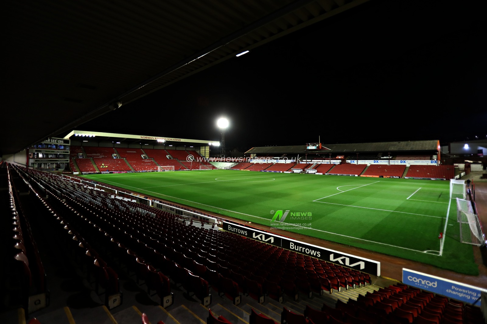 A general view of Oakwell before the Sky Bet League 1 match Barnsley vs Reading at Oakwell, Barnsley, United Kingdom, 26th November 2024

(Photo by Sam Eaden/News Images)
