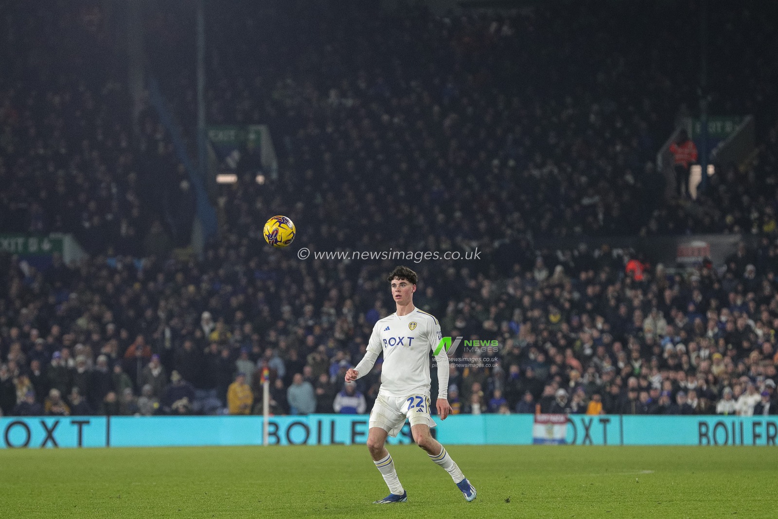 Archie Gray #22 of Leeds United during the Sky Bet Championship match Leeds United vs Middlesbrough at Elland Road, Leeds, United Kingdom, 2nd December 2023

(Photo by James Heaton/News Images)