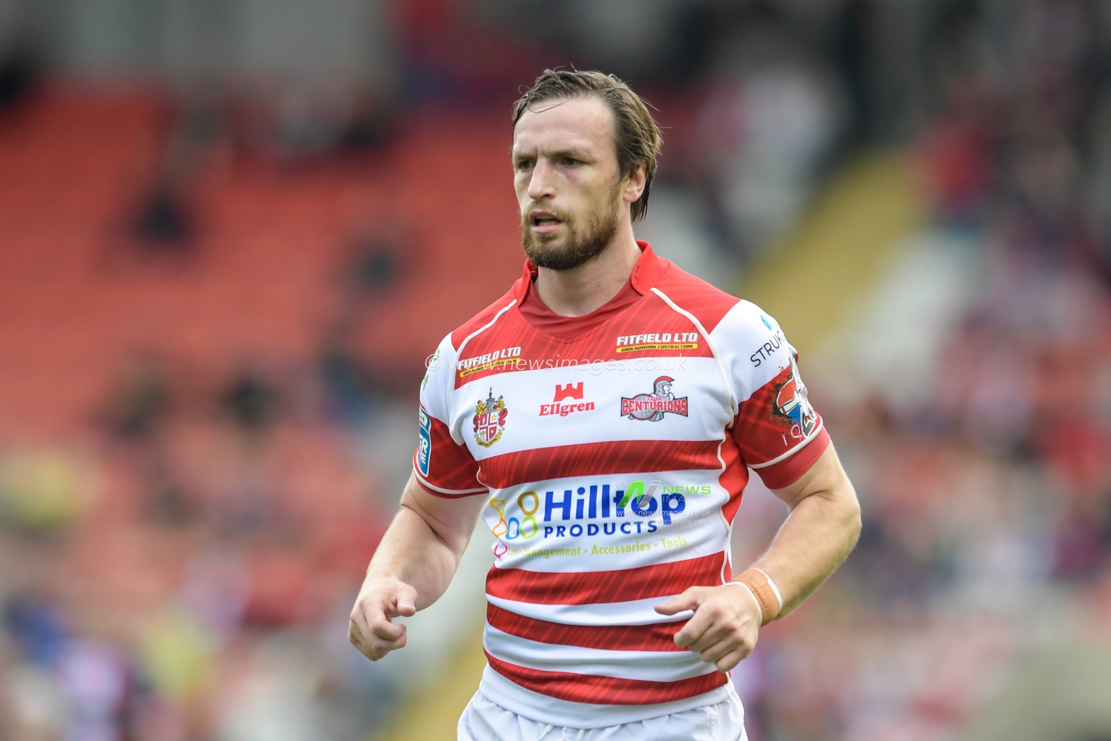 Joe Mellor (7) of Leigh Centurions in action during the game