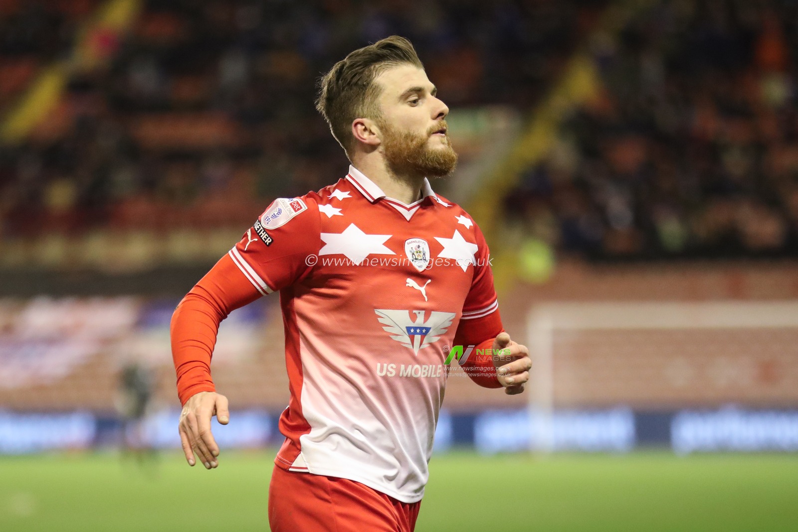 Nicky Cadden of Barnsley during the Sky Bet League 1 match Barnsley vs Carlisle United at Oakwell, Barnsley, United Kingdom, 16th January 2024

(Photo by Alfie Cosgrove/News Images)