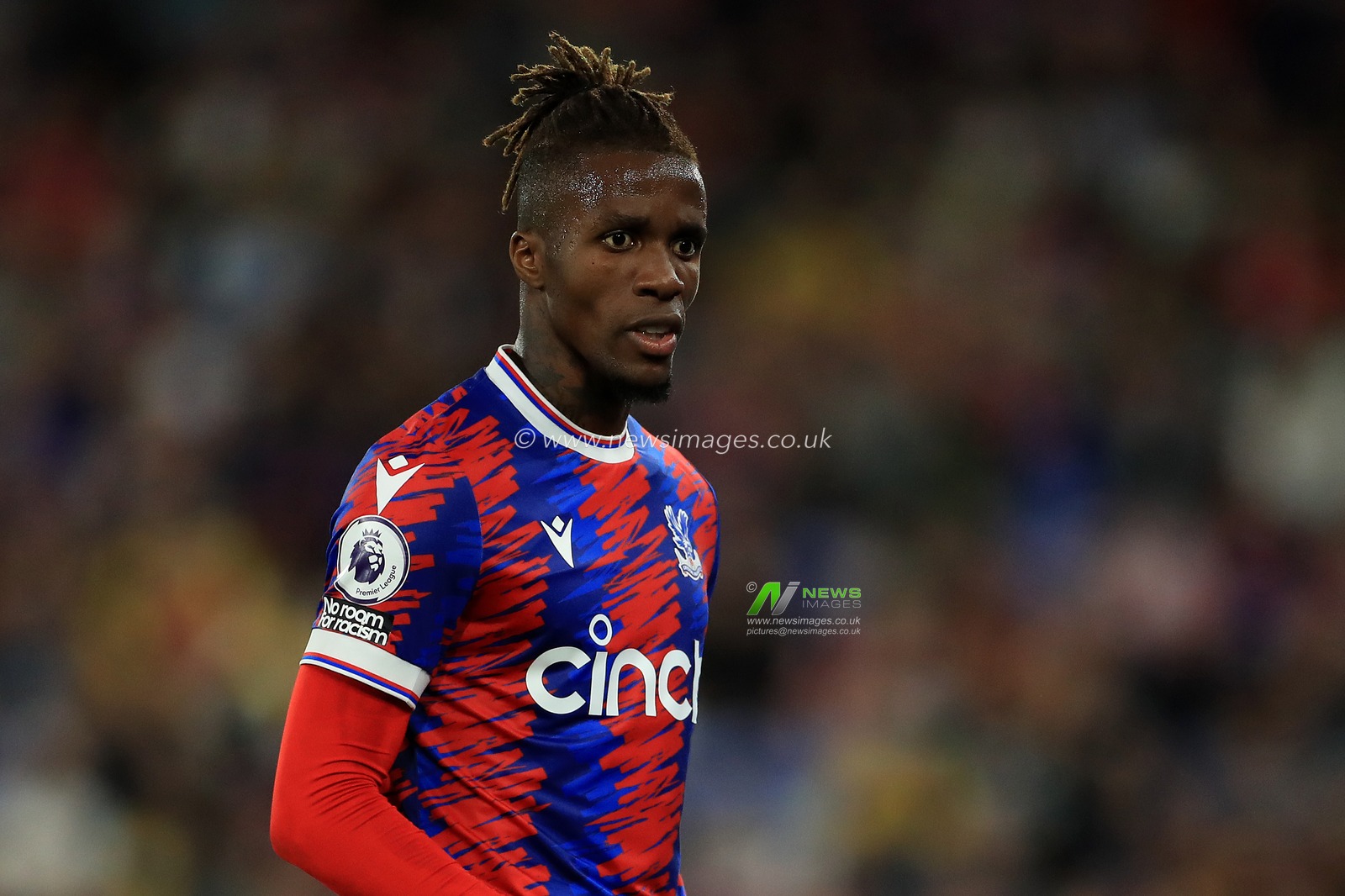 Wilfried Zaha #11 of Crystal Palace seen during the match.