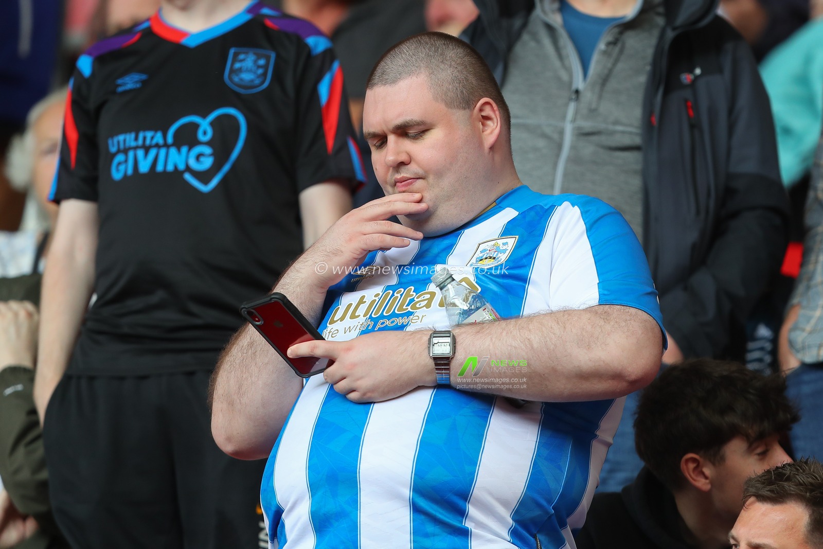Huddersfield Town fans during the Sky Bet Championship match Middlesbrough vs Huddersfield Town at Riverside Stadium, Middlesbrough, United Kingdom, 19th August 2023

(Photo by Gareth Evans/News Images)
