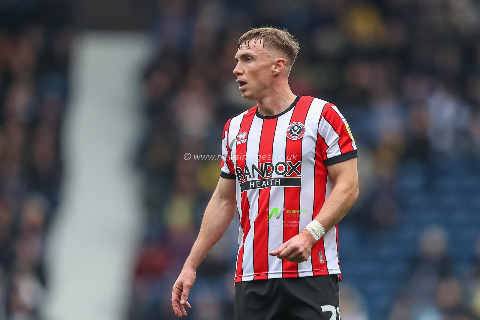 Ben Osborn #23 of Sheffield United during the Sky Bet Championship match West Bromwich Albion vs Sheffield United at The Hawthorns, West Bromwich, United Kingdom, 29th October 2022

(Photo by Gareth Evans/News Images)