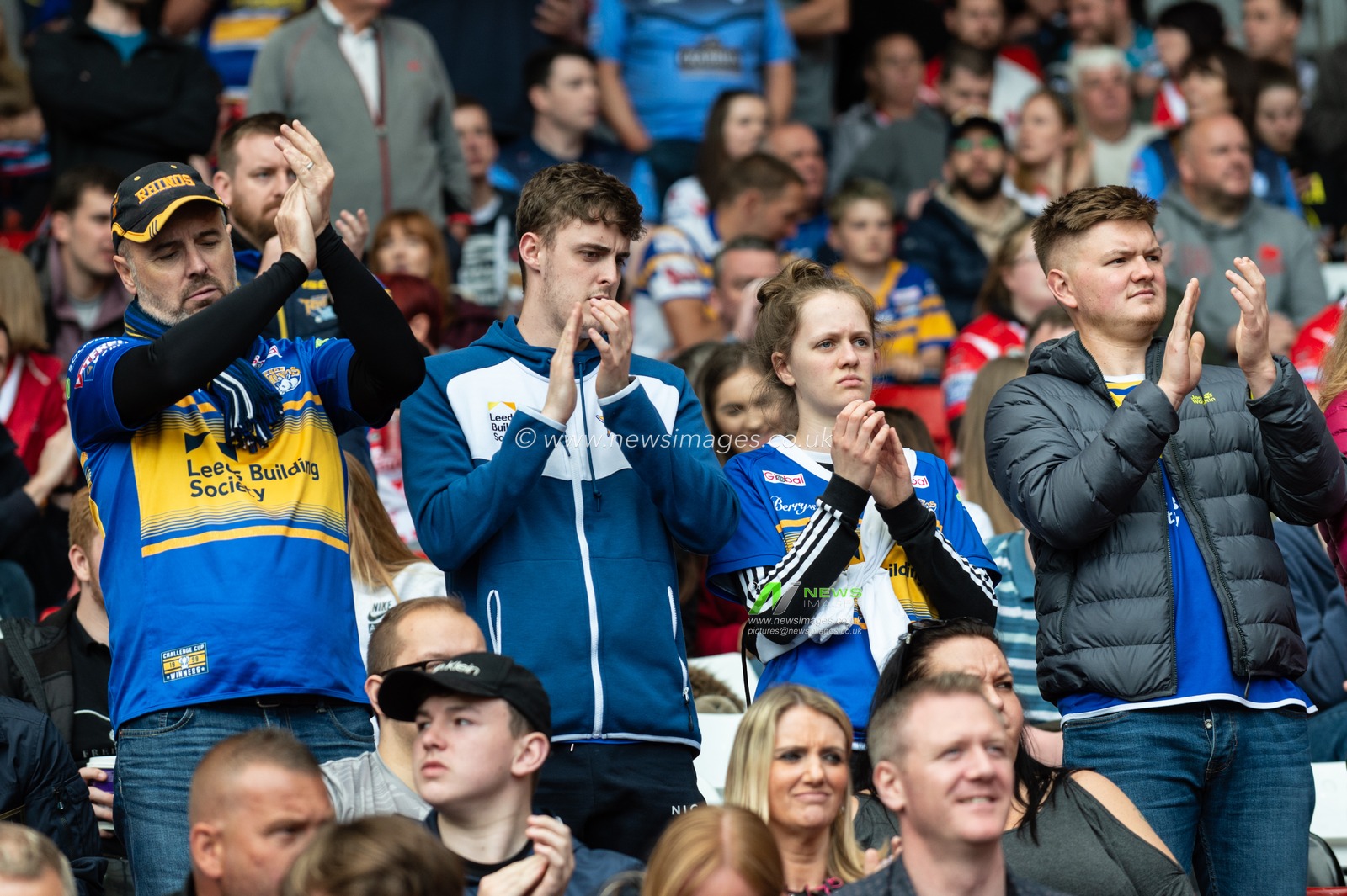 26th May 2019 , Anfield Stadium, Liverpool, England; Dacia Magic Weekend, Betfred Super League Round 16, Leeds Rhinos vs London Broncos ; Fans enjoying the pre match atmosphere

Credit: Richard Long/News Images