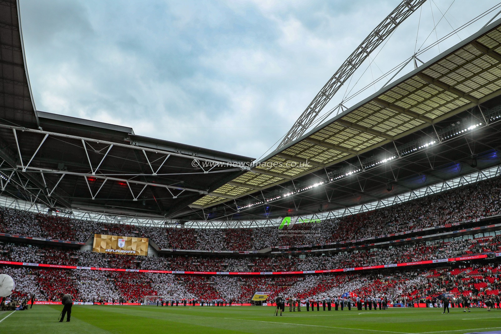 Sunderland fans during the Sky Bet Championship Playoff Final match Sheffield United vs Sunderland at Wembley Stadium, London, United Kingdom, 24th May 2025

(Photo by Izzy Poles/News Images)