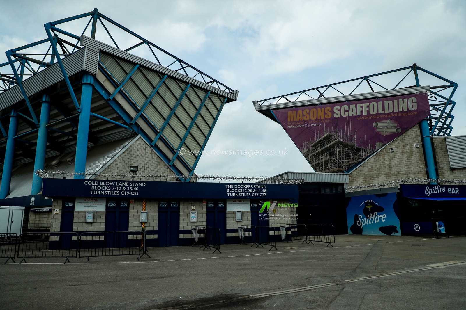 A general view of The Den prior to the Sky Bet Championship match Millwall vs Norwich City at The Den, London, United Kingdom, 21st April 2025

(Photo by Izzy Poles/News Images)