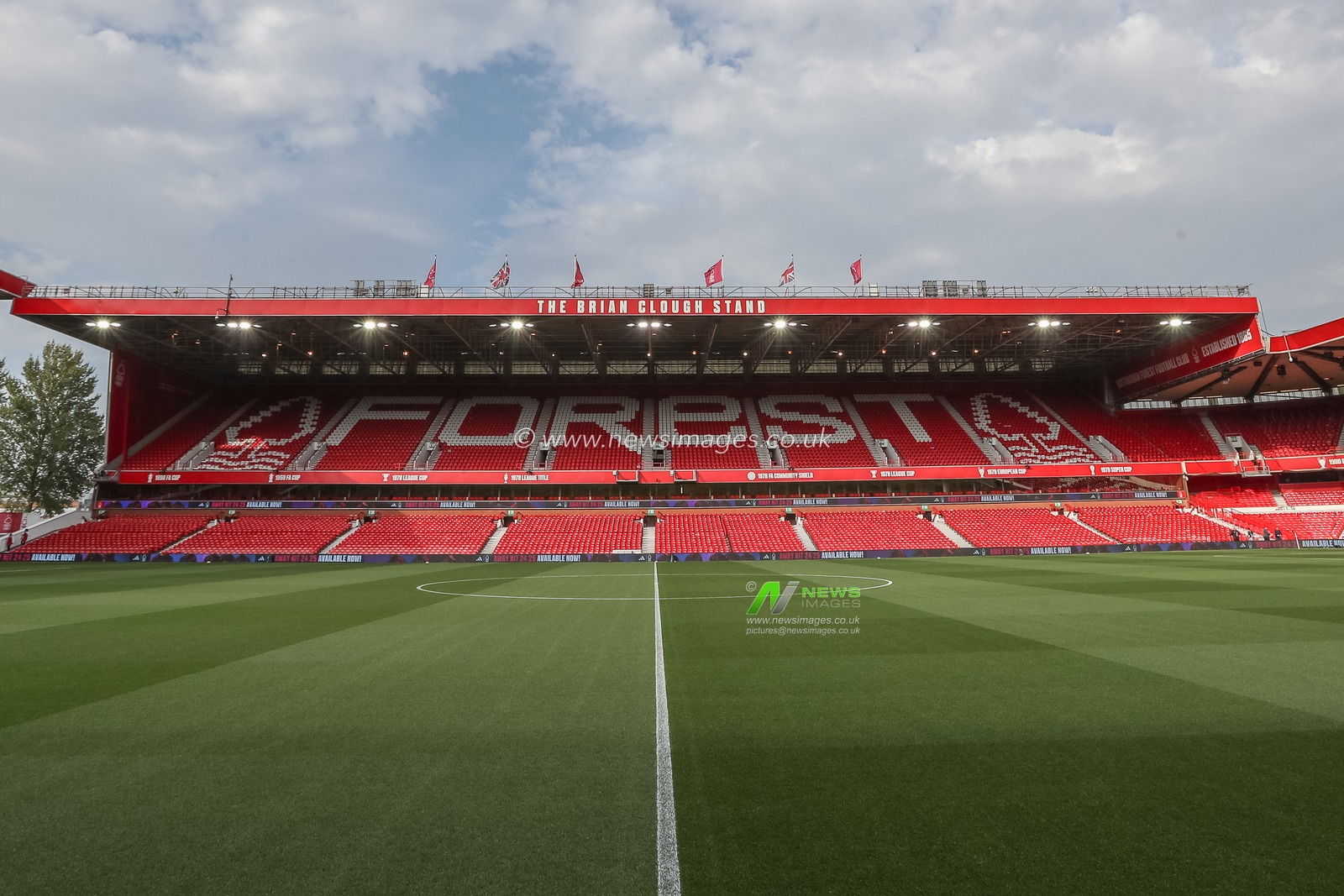 The Brian Clough Stand during the Carabao Cup match Nottingham Forest vs Newcastle United at City Ground, Nottingham, United Kingdom, 28th August 2024

(Photo by Alfie Cosgrove/News Images)