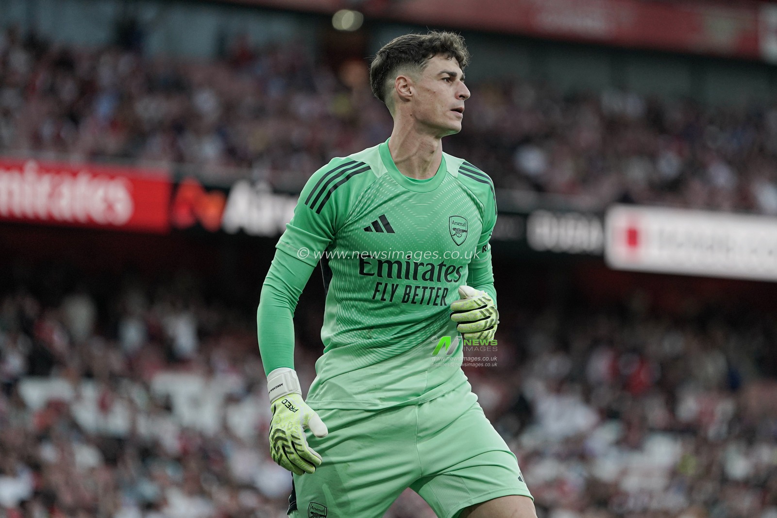 Kepa Arrizabalaga of Arsenal during the Pre-season friendly match Arsenal vs Villarreal at Emirates Stadium, London, United Kingdom, 6th August 2025

(Photo by Harvey Murphy/News Images)