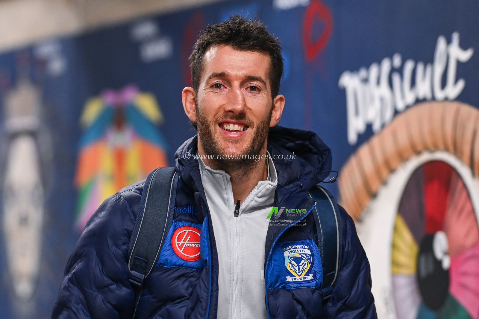 Stefan Ratchford of Warrington Wolves arrives ahead of the Betfred Super League Round 2 match Warrington Wolves vs Hull FC at Halliwell Jones Stadium, Warrington, United Kingdom, 23rd February 2024

(Photo by Craig Thomas/News Images)
