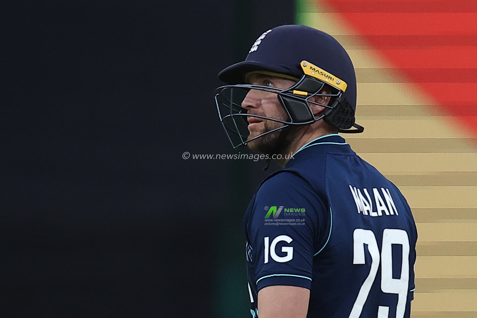 Dawid Malan of England exits the field after being dismissed  during the Dettol ODI Series match Australia vs England at Melbourne Cricket Ground, Melbourne, Australia, 22nd November 2022

(Photo by Patrick Hoelscher/News Images)