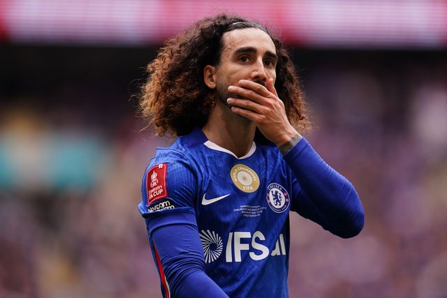 Marc Cucurella of Chelsea during the Emirates FA Cup Final match Chelsea vs Manchester City at Wembley Stadium, London, United Kingdom on 16 May 2026

(Photo by Harvey Murphy/News Images)