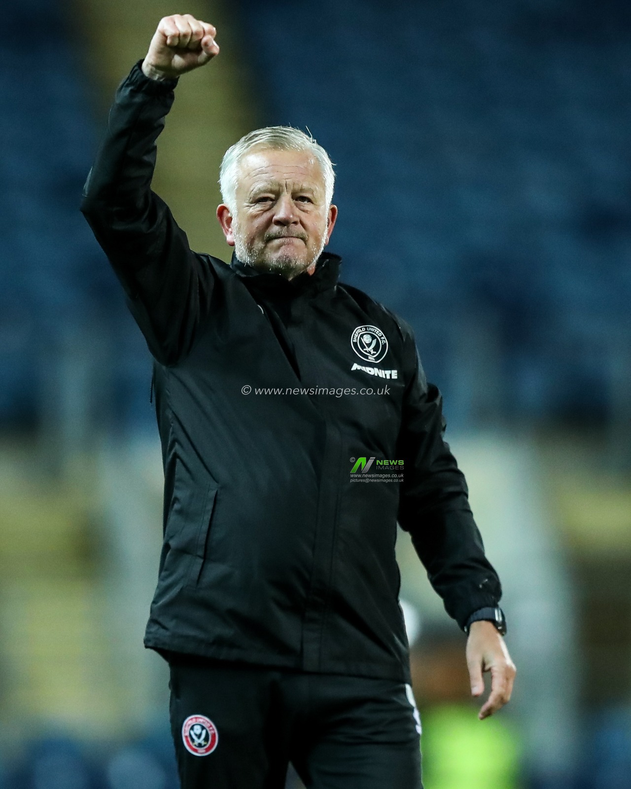 Chris Wilder manager of Sheffield United celebrates 1-3 win after the Sky Bet Championship match Blackburn Rovers vs Sheffield United at Ewood Park, Blackburn, United Kingdom, 21st October 2025

(Photo by Jorge Horsted/News Images)