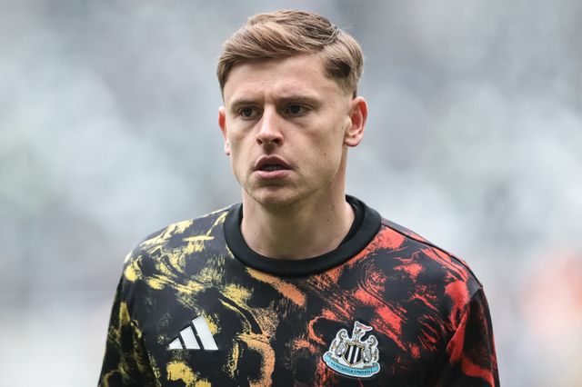 Harvey Barnes of Newcastle United in the pregame warmup session during the Premier League match Newcastle Untied vs Sunderland at St. James's Park, Newcastle, United Kingdom on 22 March 2026

(Photo by Mark Cosgrove/News Images)