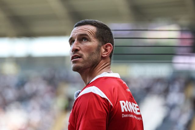 referee Jack Smith during the Betfred Super League Round 9 match Hull FC vs Wigan Warriors at MKM Stadium, Hull, United Kingdom, 27th April 2025

(Photo by Mark Cosgrove/News Images)