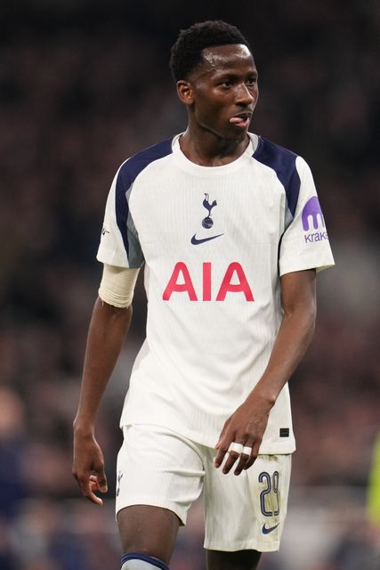 Pape Matar Sarr of Tottenham Hotspur during the UEFA Champions League match Tottenham Hotspur vs Atletico Madrid at Tottenham Hotspur Stadium, London, United Kingdom on 18 March 2026

(Photo by Harvey Murphy/News Images)