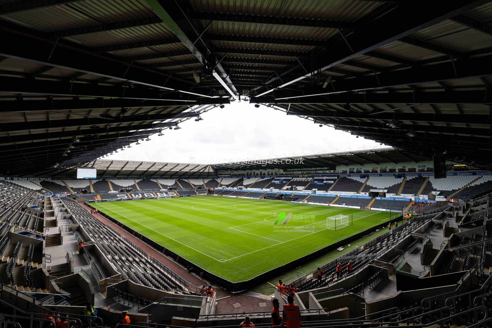 General view of the Swansea.com Stadium ahead of the Sky Bet Championship match Swansea City vs Watford at Swansea.com Stadium, Swansea, United Kingdom on 01 September 2026

(Photo by Andrew Lewis/News Images)