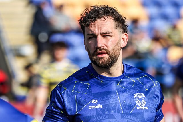 Toby King of Warrington Wolves in the pre-game warm up during the Betfred Super League round 5 match Warrington Wolves vs Castleford Tigers at The Halliwell Jones Stadium, Warrington, United Kingdom on 21 March 2026

(Photo by Alfie Cosgrove/News Images)