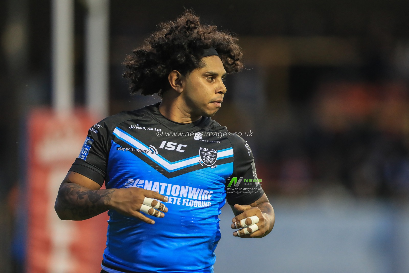 5th September 2019 , Mend-A-Hose Jungle, England; Betfred Super League, Round 28, Castleford Tigers vs Hull FC ; Albert Kelly (6) of Hull FC during the game 


Credit: Mark Cosgrove/News Images