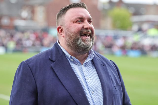 Matthew Ellis owner of Wakefield Trinity during the Betfred Challenge Cup Quarter Final match Wakefield Trinity vs Wigan Warriors at DIY Kitchens Stadium, Wakefield, United Kingdom on 12 April 2026

(Photo by Mark Cosgrove/News Images)