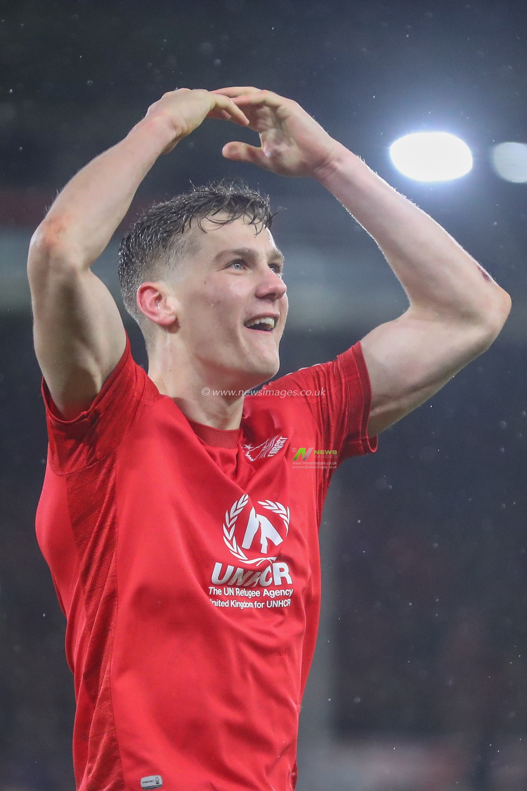 Ryan Yates #22 of Nottingham Forest celebrates his teams win after the Carabao Cup Quarter Final match Nottingham Forest vs Wolverhampton Wanderers at City Ground, Nottingham, United Kingdom, 11th January 2023

(Photo by Gareth Evans/News Images)