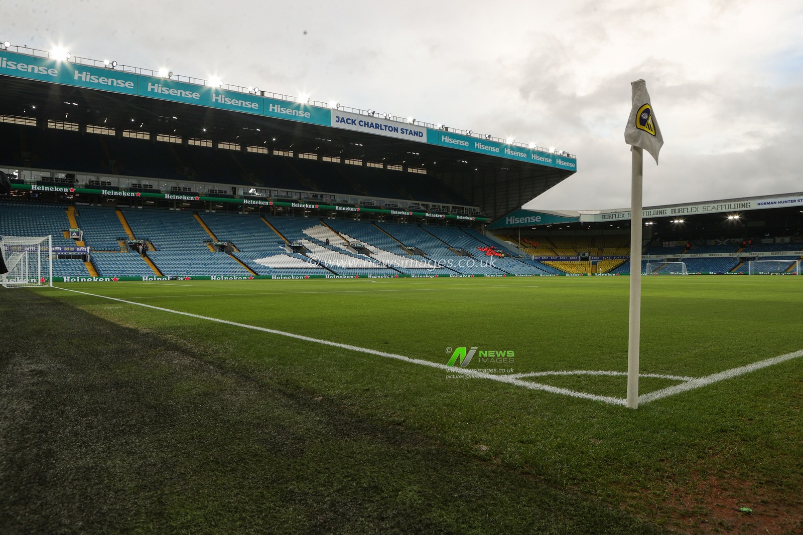 A general view of Elland Road  ahead of the Premier League match Leeds United vs Liverpool at Elland Road, Leeds, United Kingdom, 6th December 2025

(Photo by Richard Bierton/News Images)

*** GER AUT SUI OUT ***