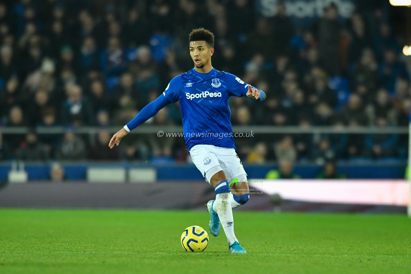 21st January 2020, Goodison Park, Liverpool, England; Premier League, Everton v Newcastle United : Mason Holgate (2) of Everton in action