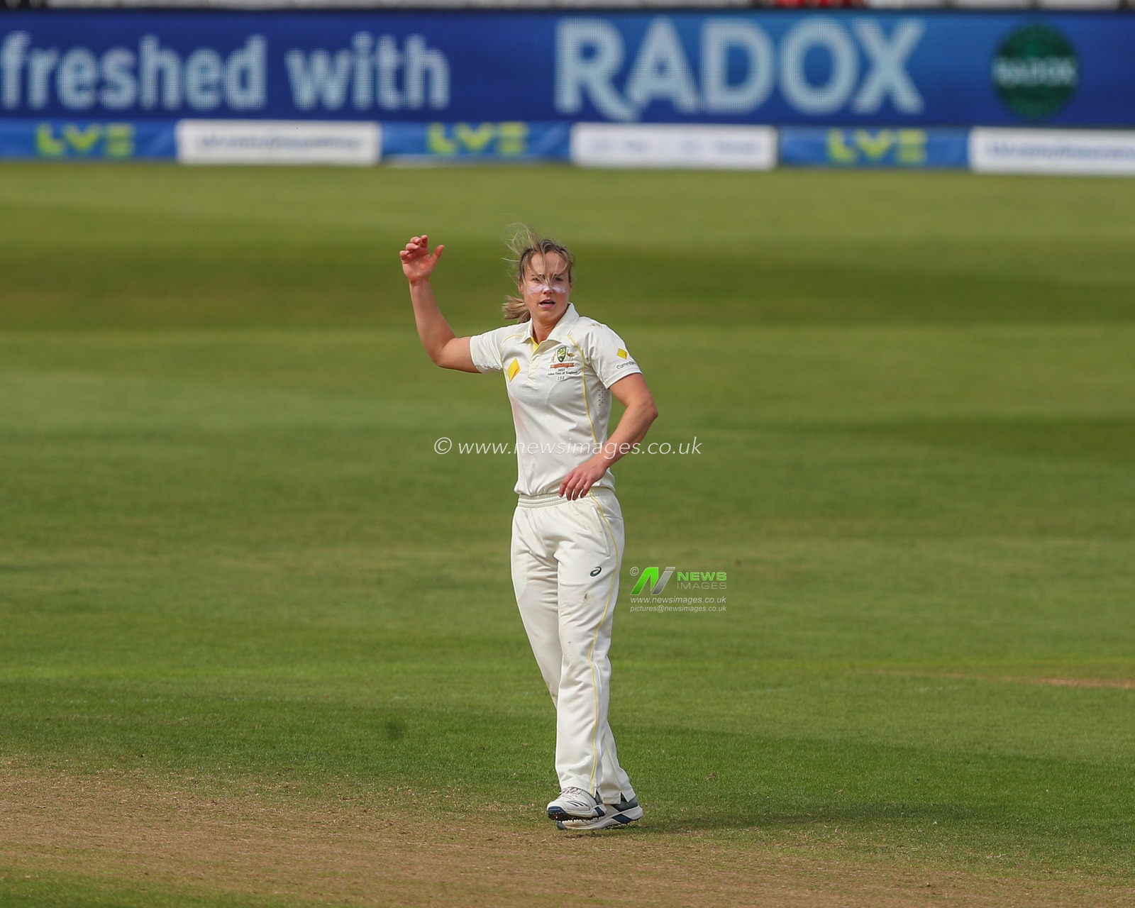 Ellyse Perry of Australia appeals during the Metro Bank Women's Ashes 2023 match Day 2 England vs Australia at Trent Bridge, Nottingham, United Kingdom, 23rd June 2023

(Photo by Gareth Evans/News Images)