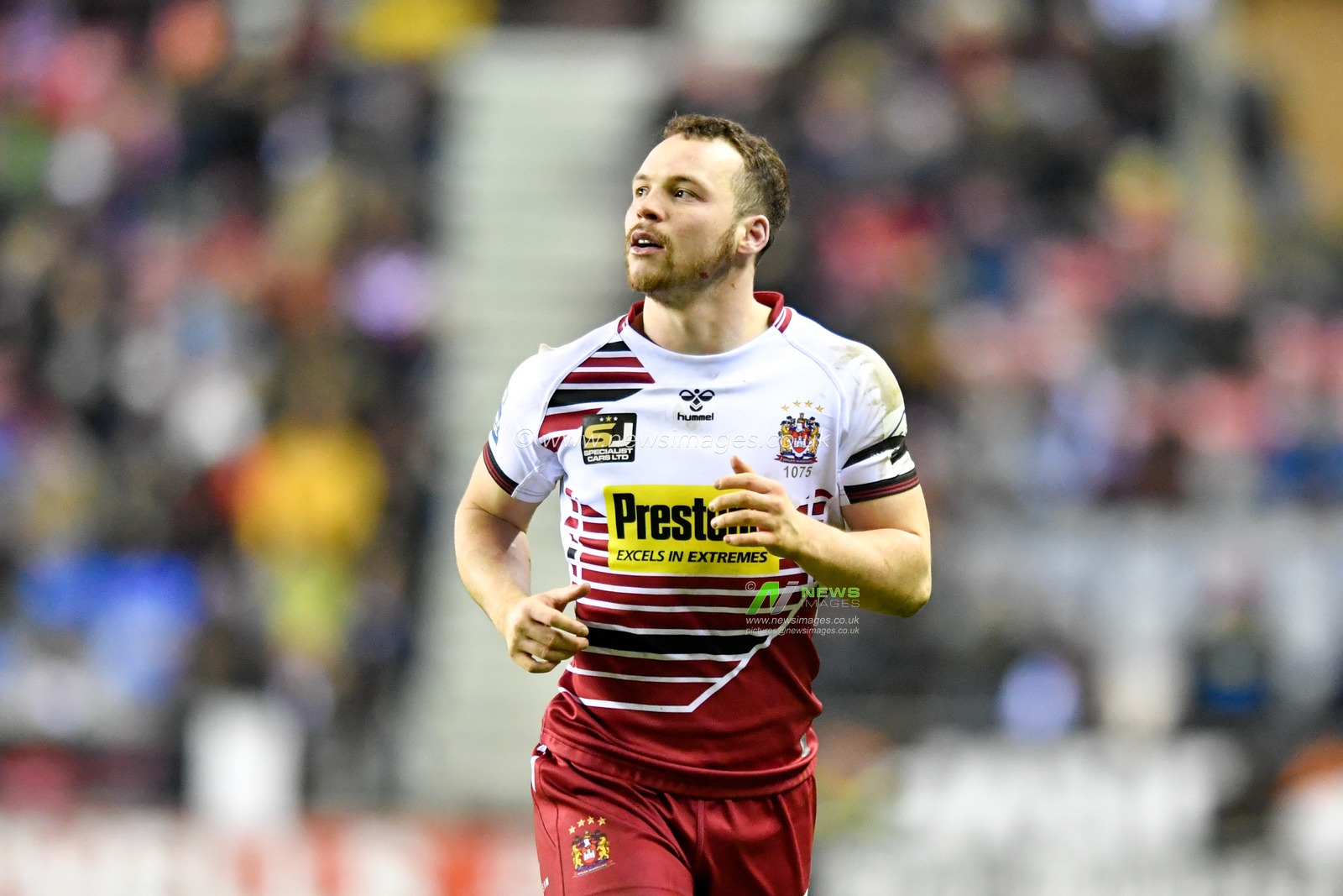 30th January 2020, DW Stadium, Wigan, England; Betfred Super League, Wigan Warriors v Warrington Wolves : Liam Marshall (2) of Wigan Warriors in action