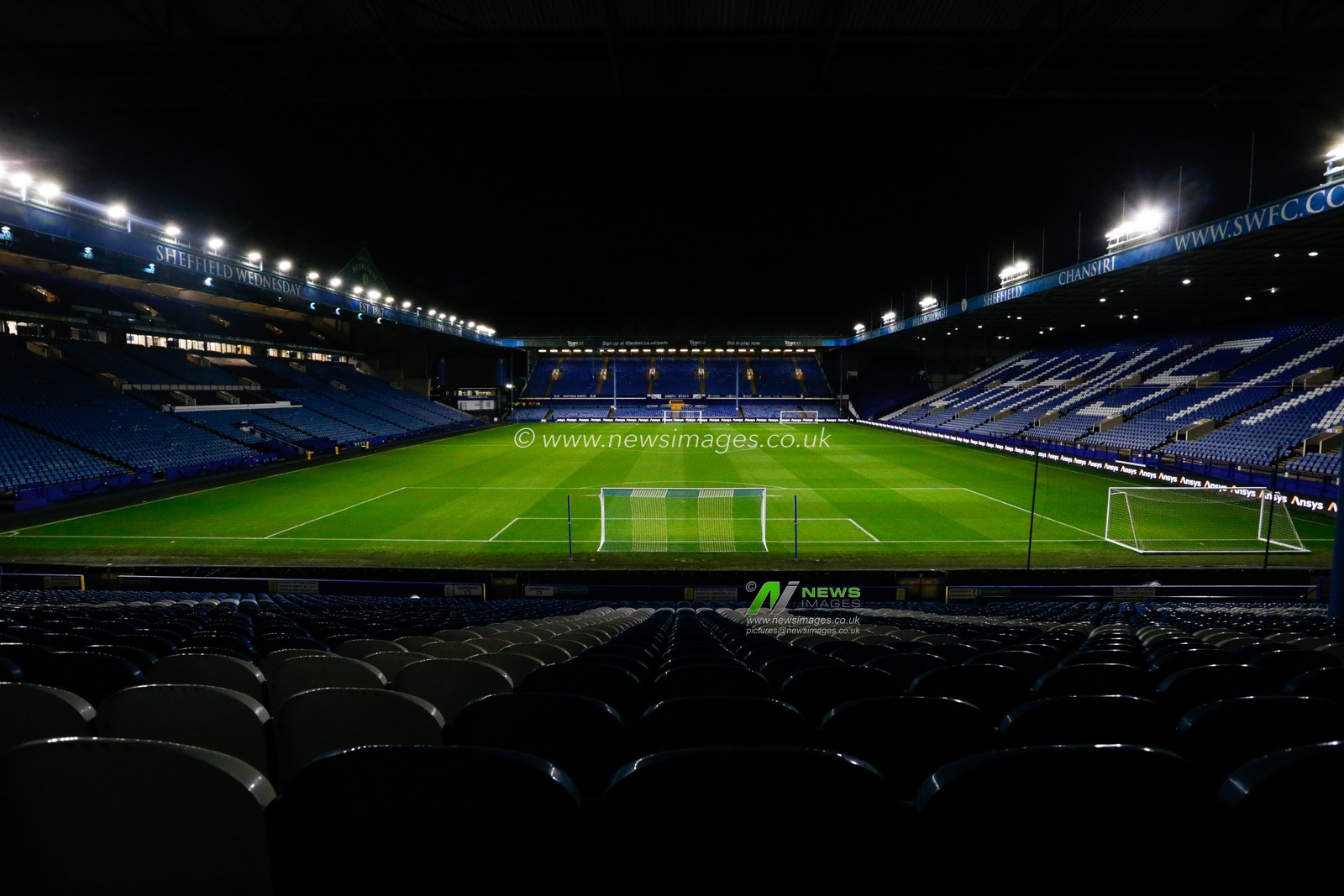 General interior view of Hillsborough Stadium, Home Stadium of Sheffield Wednesday during the Emirates FA Cup match Sheffield Wednesday vs Morecambe at Hillsborough, Sheffield, United Kingdom, 4th November 2022

(Photo by Ben Early/News Images)