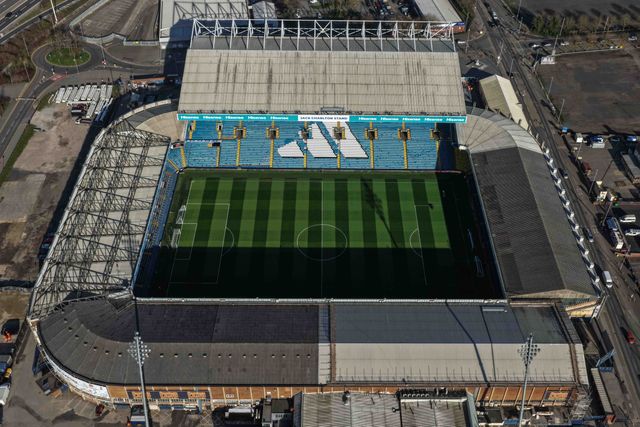 An aerial view of Elland Road during the Premier League match Leeds United vs Sunderland at Elland Road, Leeds, United Kingdom on 03 March 2026

(Photo by Mark Cosgrove/News Images)