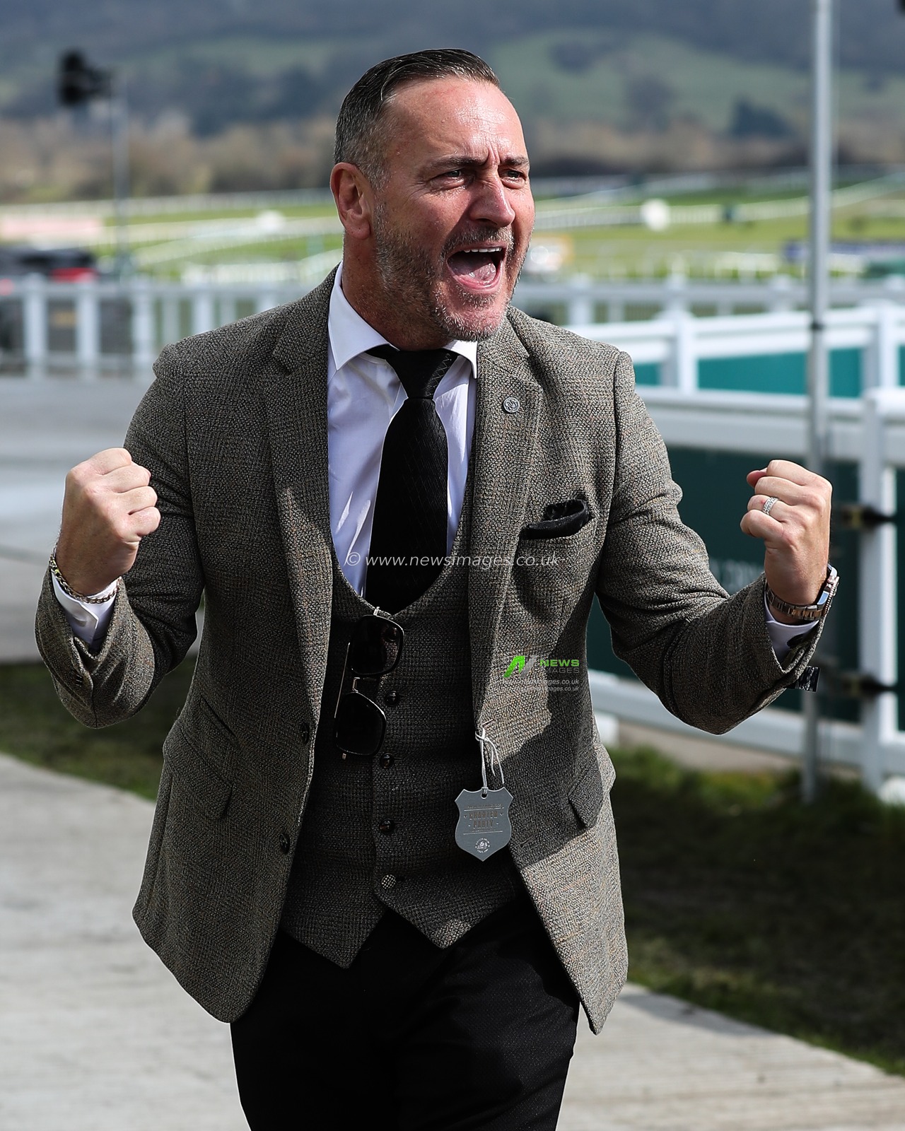 Will Mellor English actor and singer arrives ahead of Cheltenham Festival 2025 Gold Cup Day at Cheltenham Racecourse, Cheltenham, United Kingdom, 14th March 2025

(Photo by Gareth Evans/News Images)