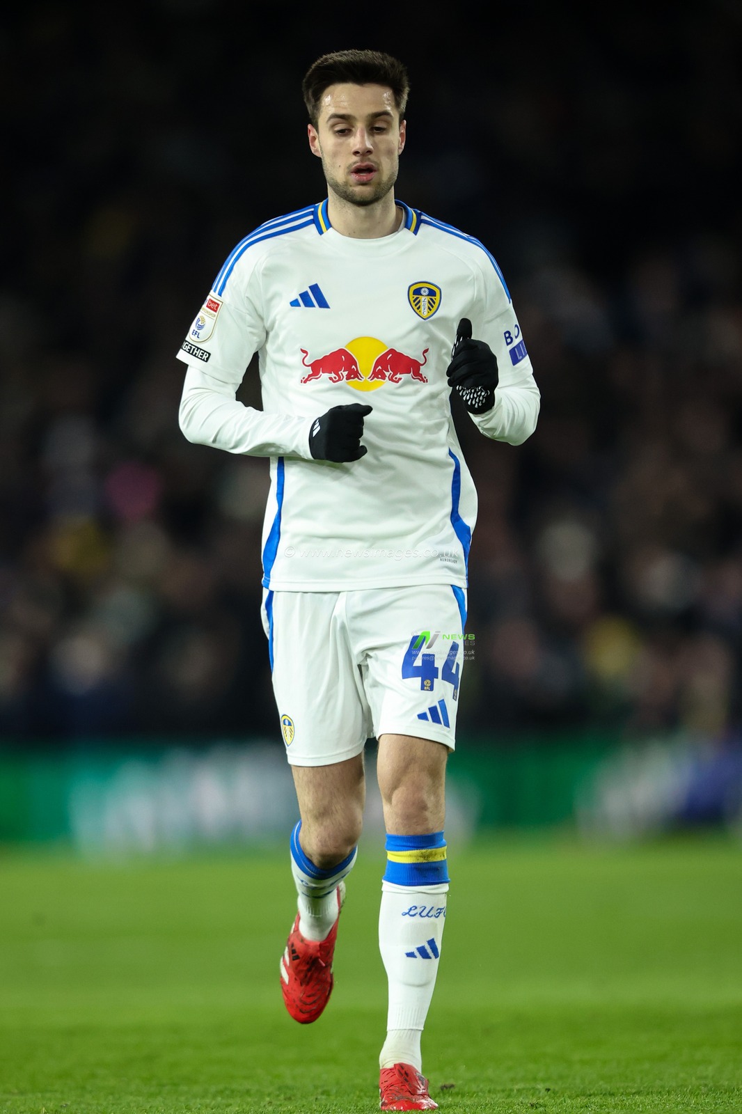 Ilia Gruev of Leeds United during the Sky Bet Championship match Leeds United vs Sunderland at Elland Road, Leeds, United Kingdom, 17th February 2025

(Photo by Alfie Cosgrove/News Images)