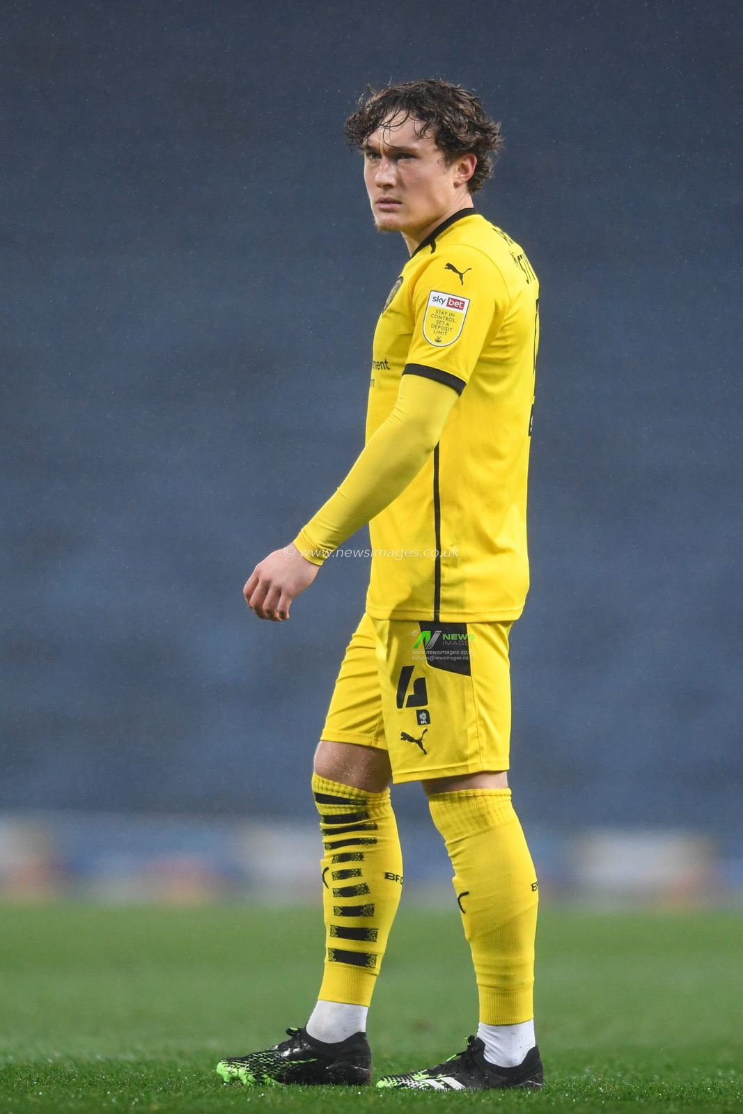 Callum Styles #4 of Barnsley in action during the game