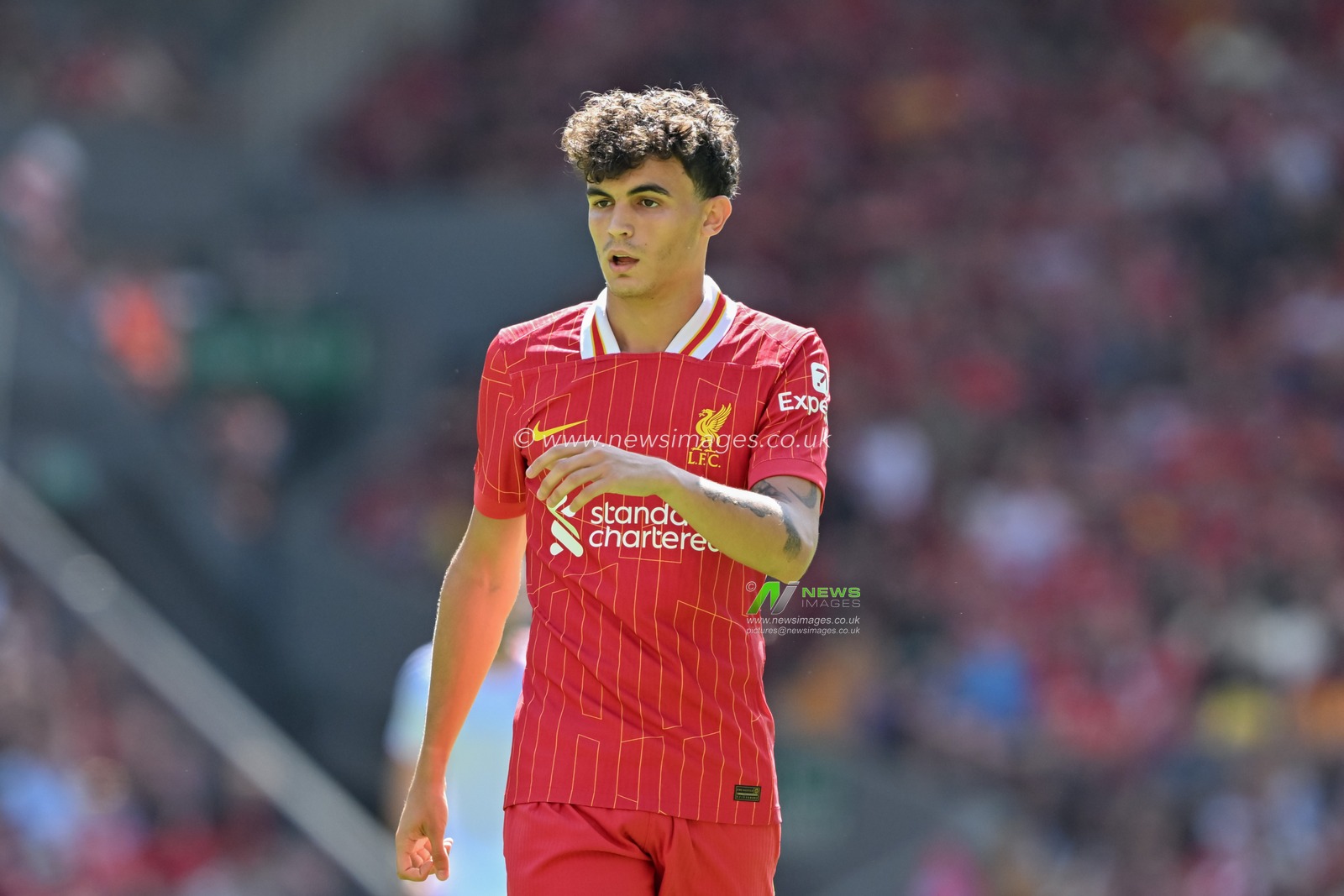 Stefan Bajcetic of Liverpool during the Pre-season friendly match Liverpool vs Sevilla at Anfield, Liverpool, United Kingdom, 11th August 2024

(Photo by Cody Froggatt/News Images)