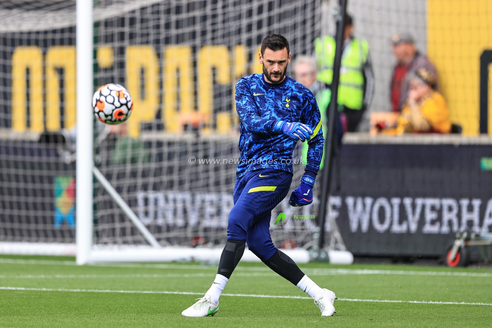 Hugo Lloris #1 of Tottenham Hotspur during the pre-game warmup