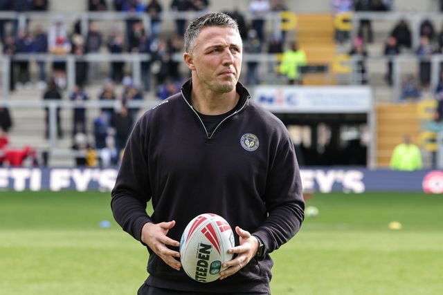 Sam Burgess head coach of Warrington Wolves arrives during the Betfred Super League round 6 match Leeds Rhinos vs Warrington Wolves at AMT Headingley Stadium, Leeds, United Kingdom on 29 March 2026

(Photo by Mark Cosgrove/News Images)