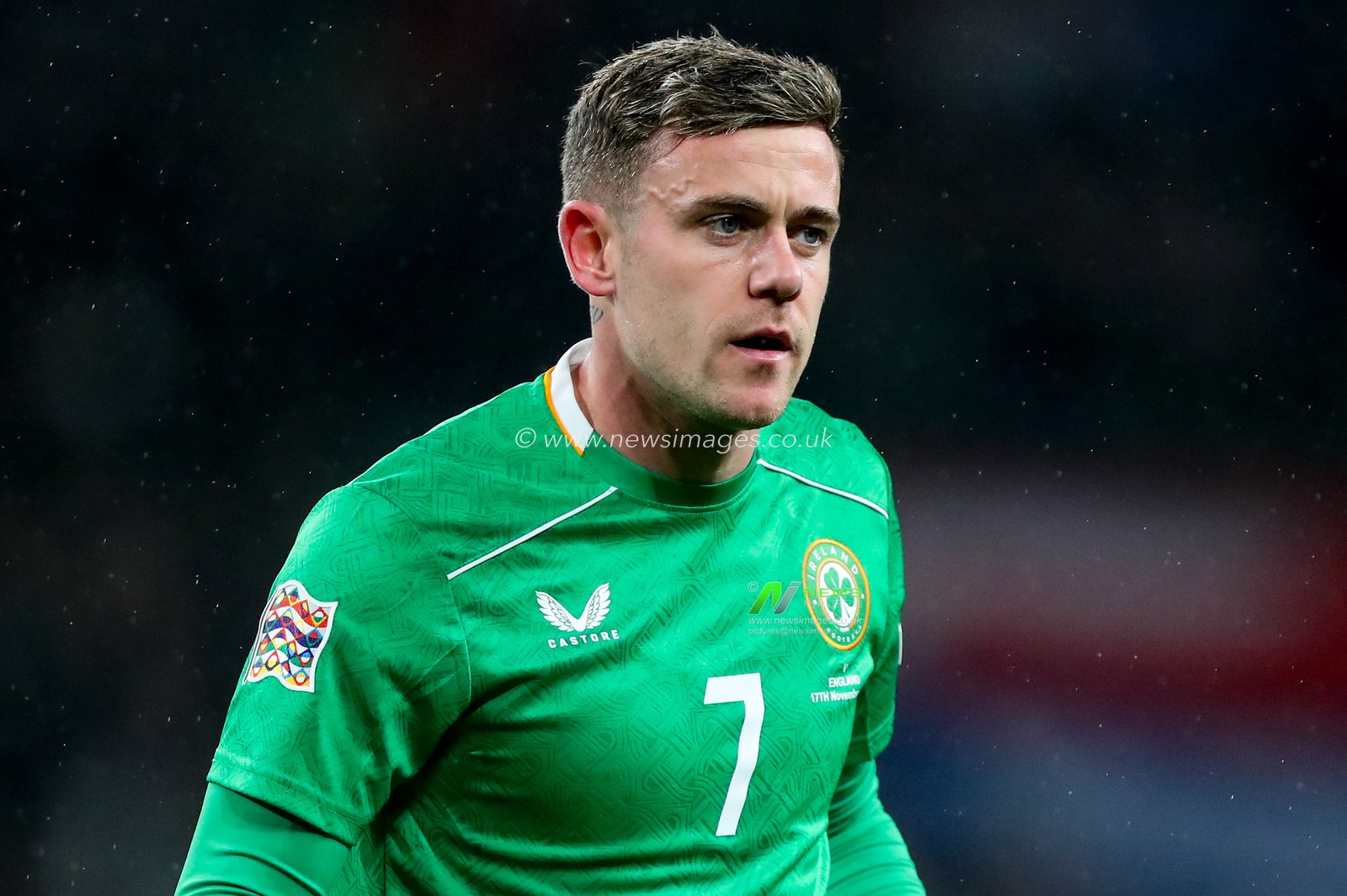 Sammie Szmodics of Republic of Ireland during the UEFA Nations League, League B - Group 2 match England vs Republic of Ireland at Wembley Stadium, London, United Kingdom, 17th November 2024

(Photo by Gareth Evans/News Images)