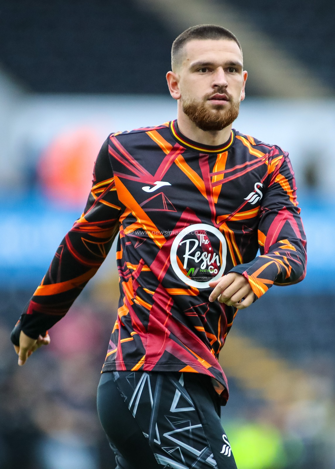 Zan Vipotnik of Swansea City warms-up ahead of the Sky Bet Championship match Swansea City vs Watford at Swansea.com Stadium, Swansea, United Kingdom on 01 September 2026

(Photo by Andrew Lewis/News Images)