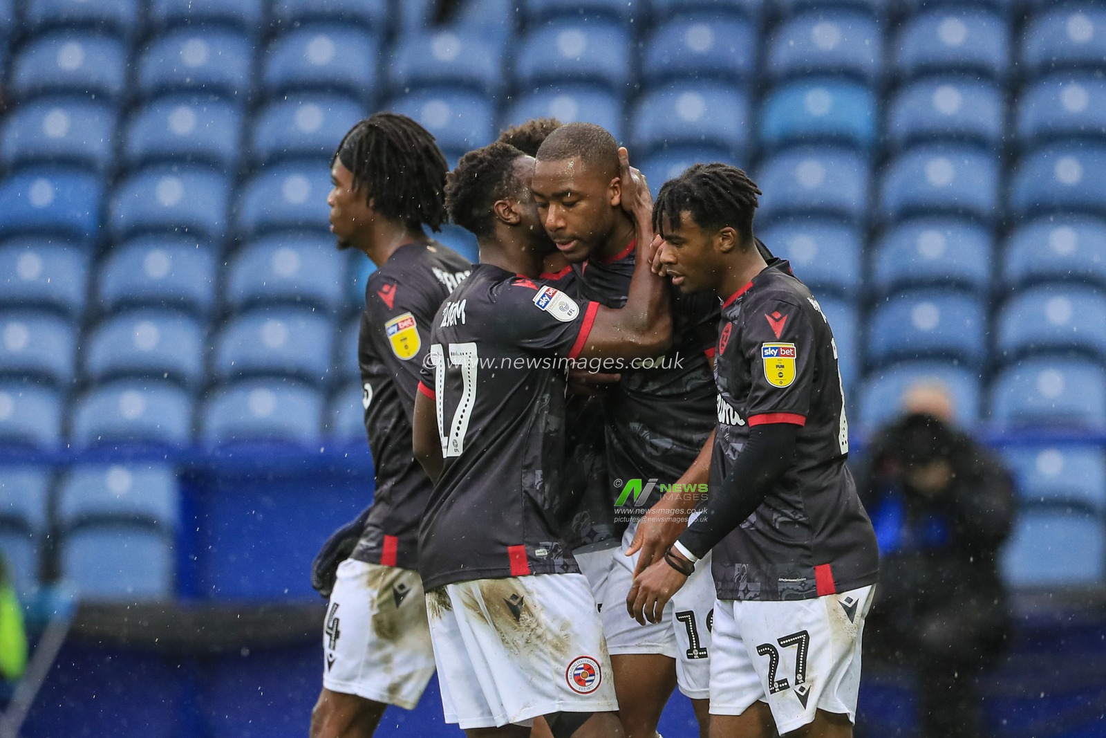 15th February 2020, Hillsborough, Sheffield, England; Sky Bet Championship, Sheffield Wednesday v Reading : Yakou MÃ©Ã¯tÃ© (19) of Reading celebrates his goal to make it 0-1