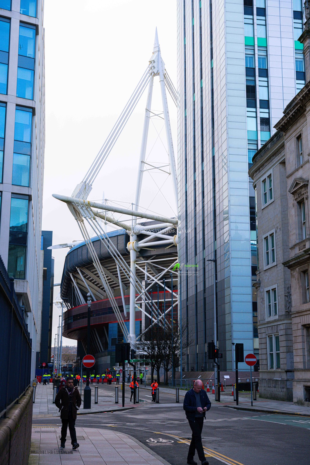 General view of the Principality Stadium ahead of the Quilter Nations Series 2025 match Wales vs South Africa at Principality Stadium, Cardiff, United Kingdom, 29th November 2025

(Photo by Andrew Lewis/News Images)

*** GER AUT SUI OUT ***