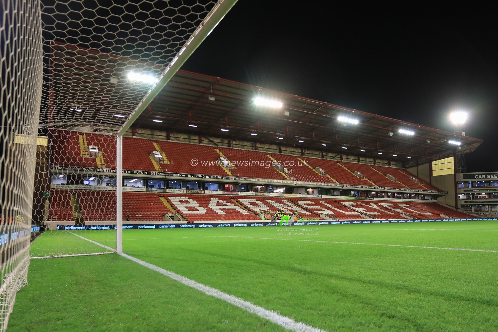 A general view of Oakwell during the Emirates FA Cup 1st Round match Barnsley vs Horsham FC at Oakwell, Barnsley, United Kingdom, 3rd November 2023

(Photo by Alfie Cosgrove/News Images)