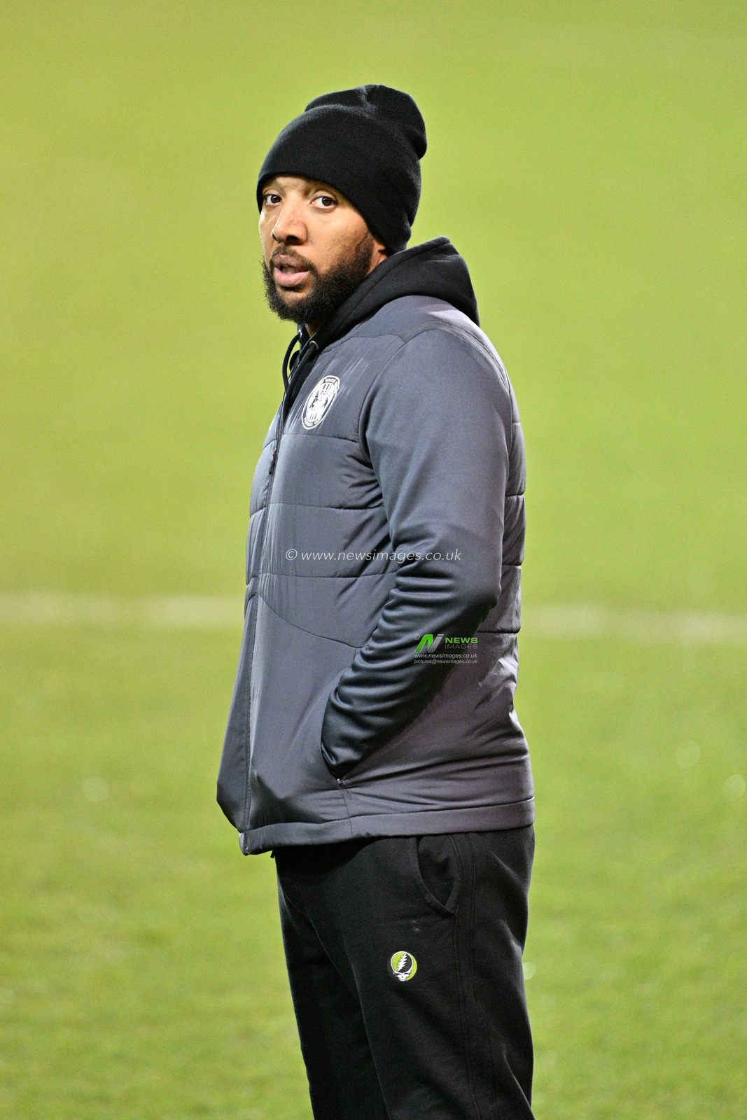 Troy Deeney #14 of Forest Green Rovers inspects the pitch ahead of the match, during the Emirates FA Cup Second Round match Blackpool vs Forest Green Rovers at Bloomfield Road, Blackpool, United Kingdom, 19th December 2023

(Photo by Cody Froggatt/News Images)