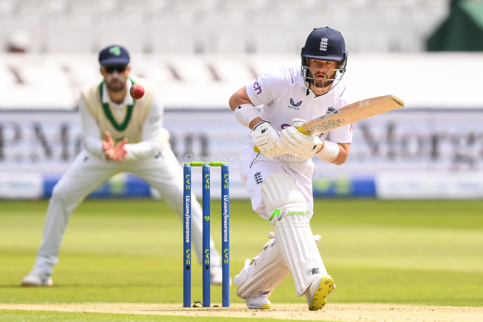 Ben Duckett of England clips the ball away during the LV= Insurance Test match Day 2 England vs Ireland at Lords, London, United Kingdom, 2nd June 2023

(Photo by Craig Thomas/News Images)